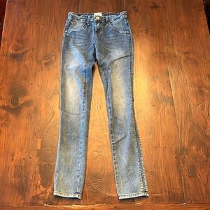 Hudson Girls Blue Skinny Jeans 12 Adjustable Waist